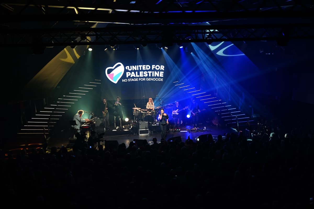 Eurovision'a Alternatif Konser: Brüksel'de İsrail Protestosu