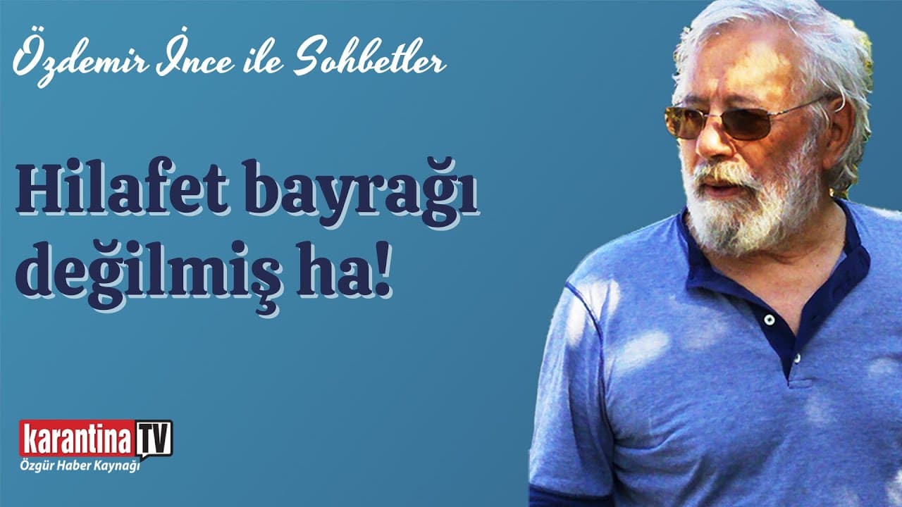 Hilafet bayrağı değilmiş ha!