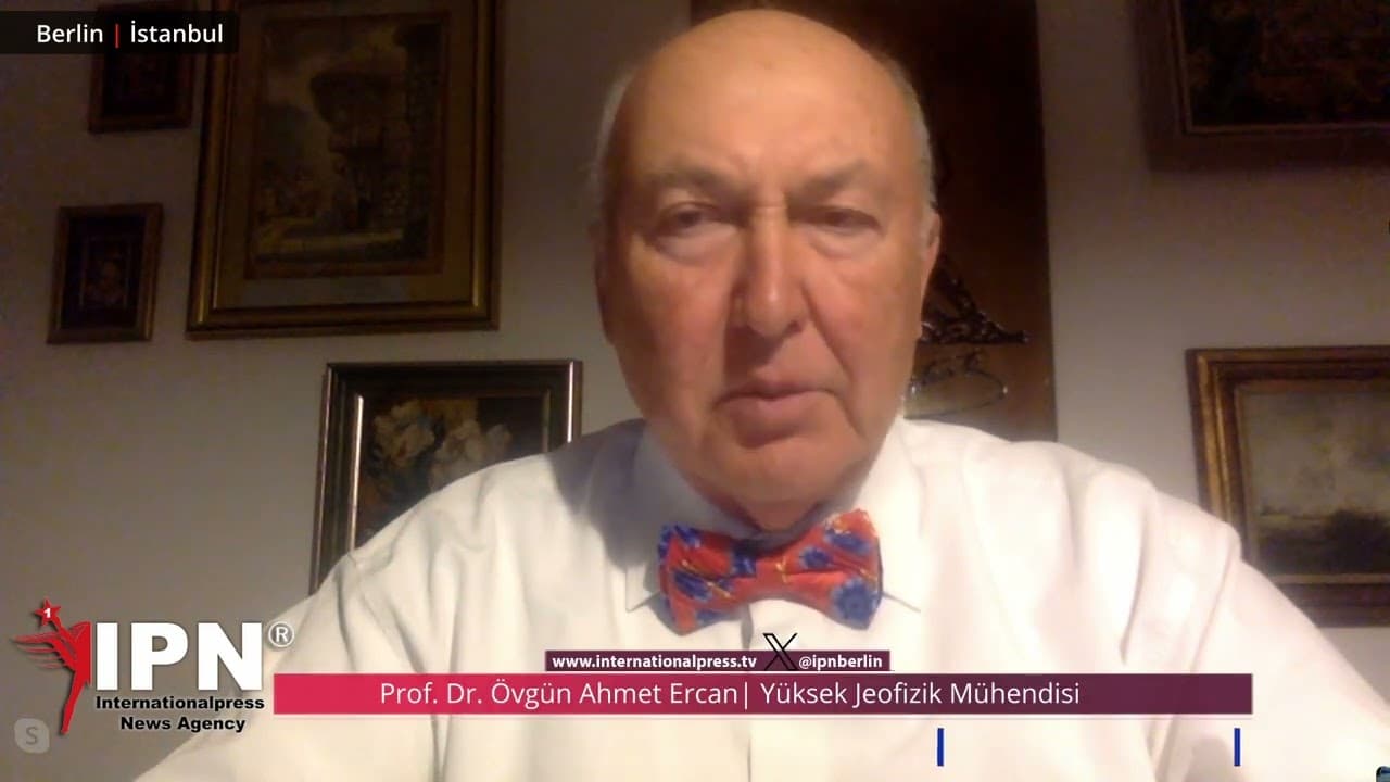 Jeofizik Mühendisi Prof. Dr. Övgün Ahmet Ercan Erzincan İliç Faciasını anlattı