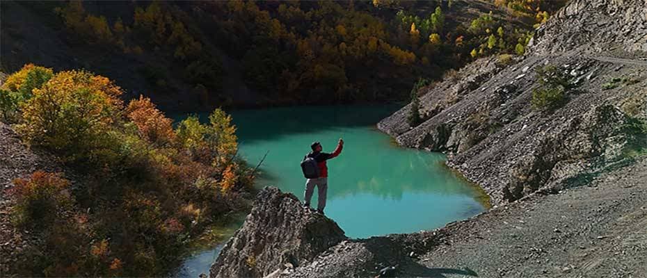 Kop Dağı’ndaki vadilerde sonbahar güzelliği yaşanıyor