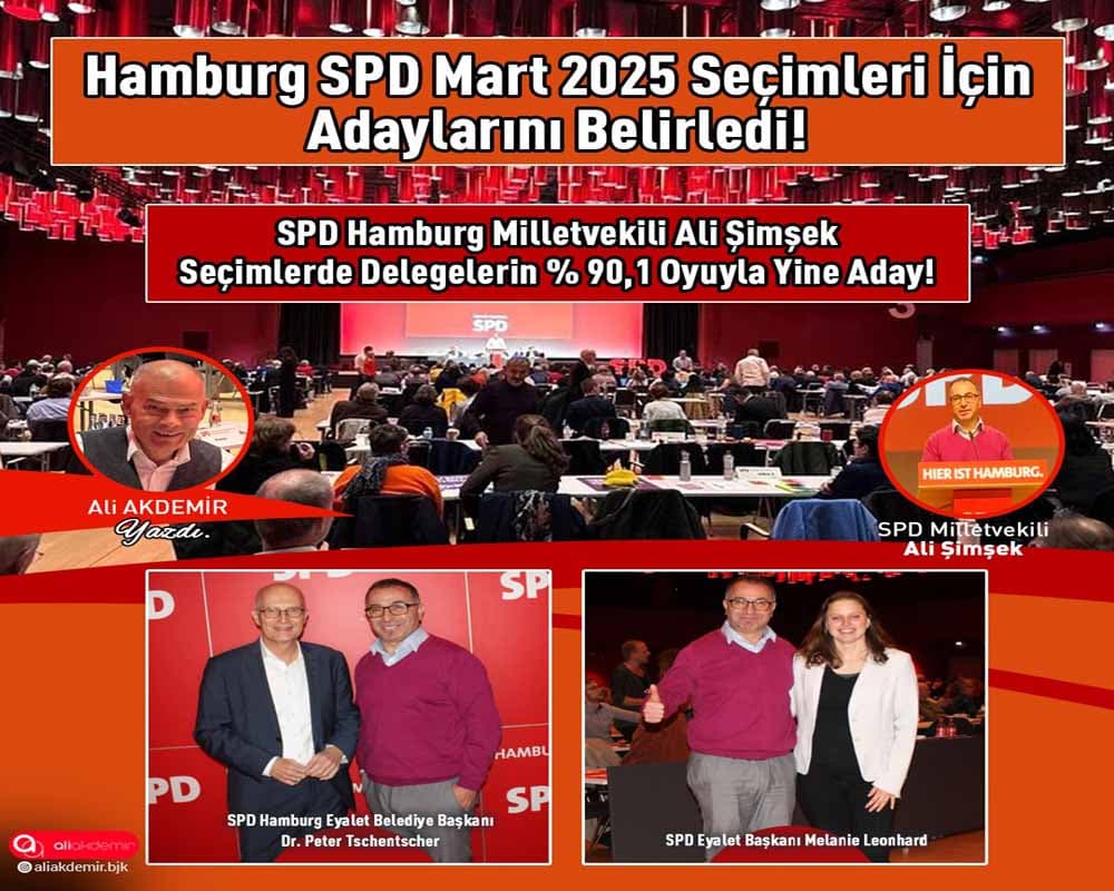 Hamburg SPD Mart 2025 Seçimleri İçin Adaylarını Belirledi