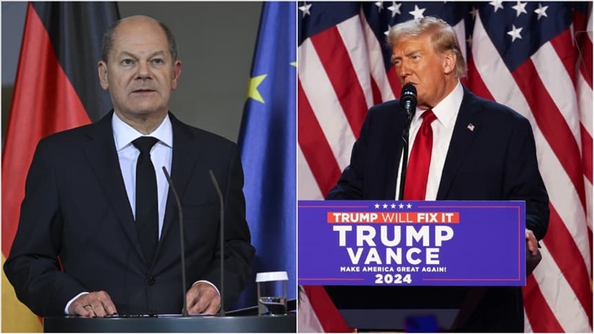 Scholz, Trump ile telefonda görüştü