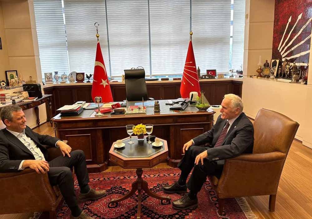 Süleyman Çelebi, Özgür Özel’i ziyaret etti