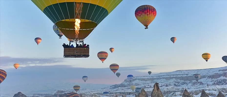 Kapadokya’da balonlar bir hafta sonra gökyüzünde