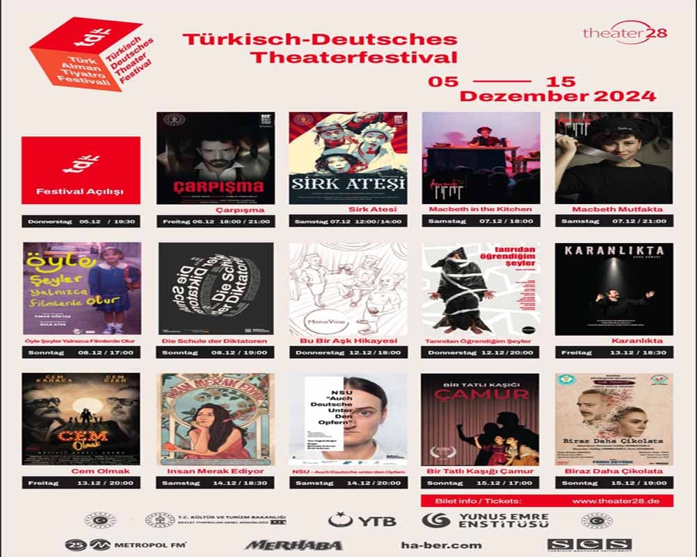 Berlin’de 8. Türk Tiyatro Festivali: Kültürel Kesişim ve Diyalog