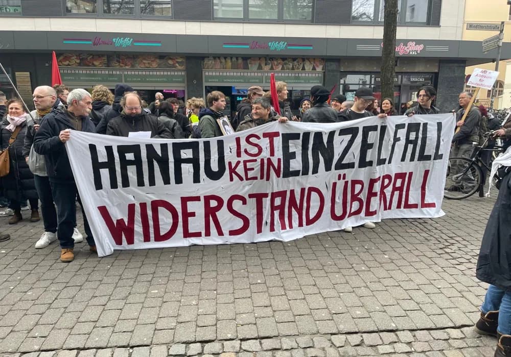 Hanau Irkçı Terör Saldırısının Üzerinden 5 Yıl Geçti: Münster'de Protestolarla Anıldı