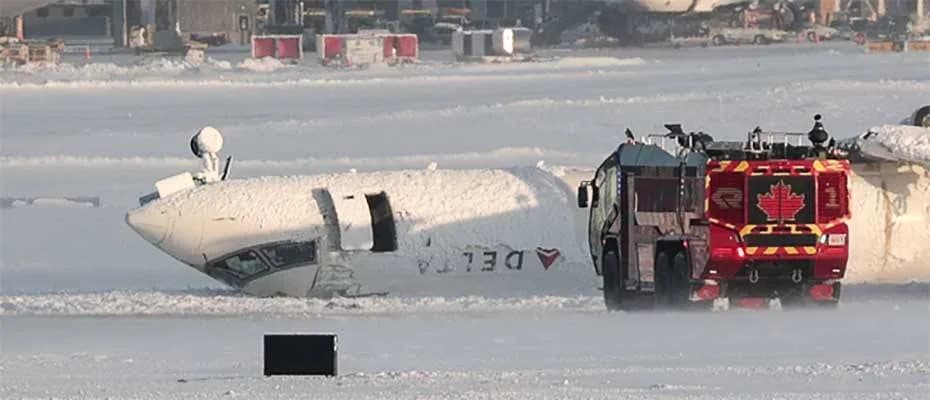 Kanada’da yolcu uçağı iniş sırasında kaza yaptı