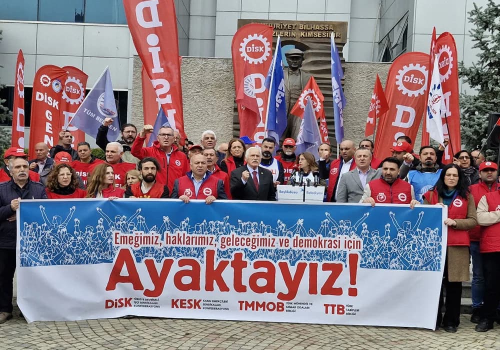 DİSK ve KESK’ten Büyük Demokrasi Mitingi