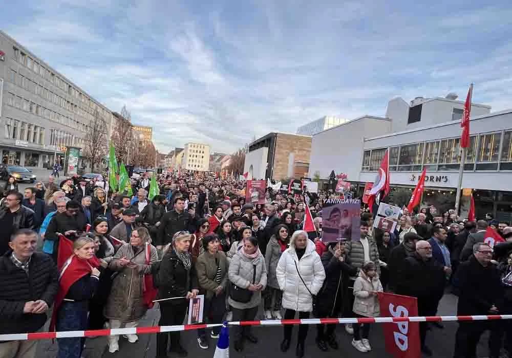 Nürnberg`de İmamoğlu’na Destek Mitingi Gerçekleştirildi