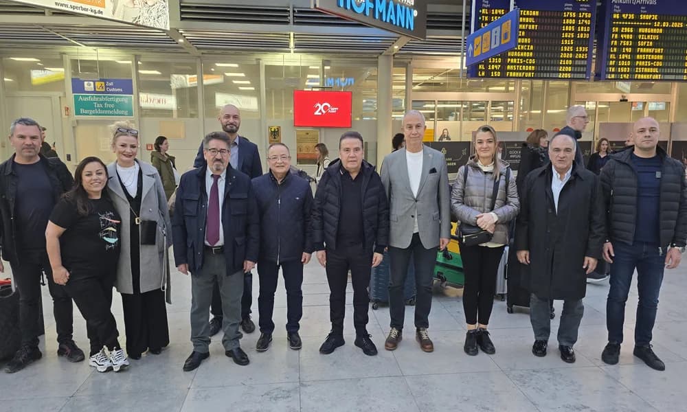 Antalya heyeti  kardeşşehir Nürnberg’e geldi