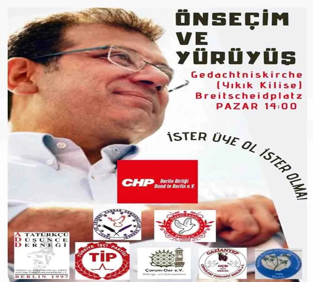 HDB’den CHP Berlin Örgütlerine Eleştiri: Demokrasi İçin Birlik Çağrısı