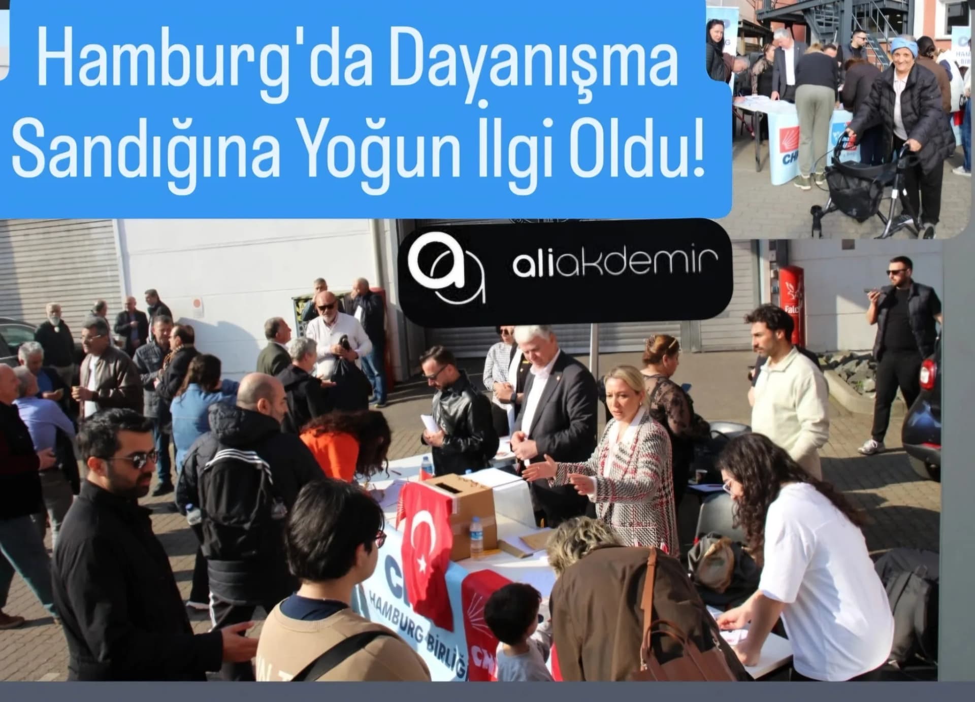 Hamburg'da Dayanışma Sandığına Yoğun İlgi! Ekrem İmamoğlu’na Büyük Destek