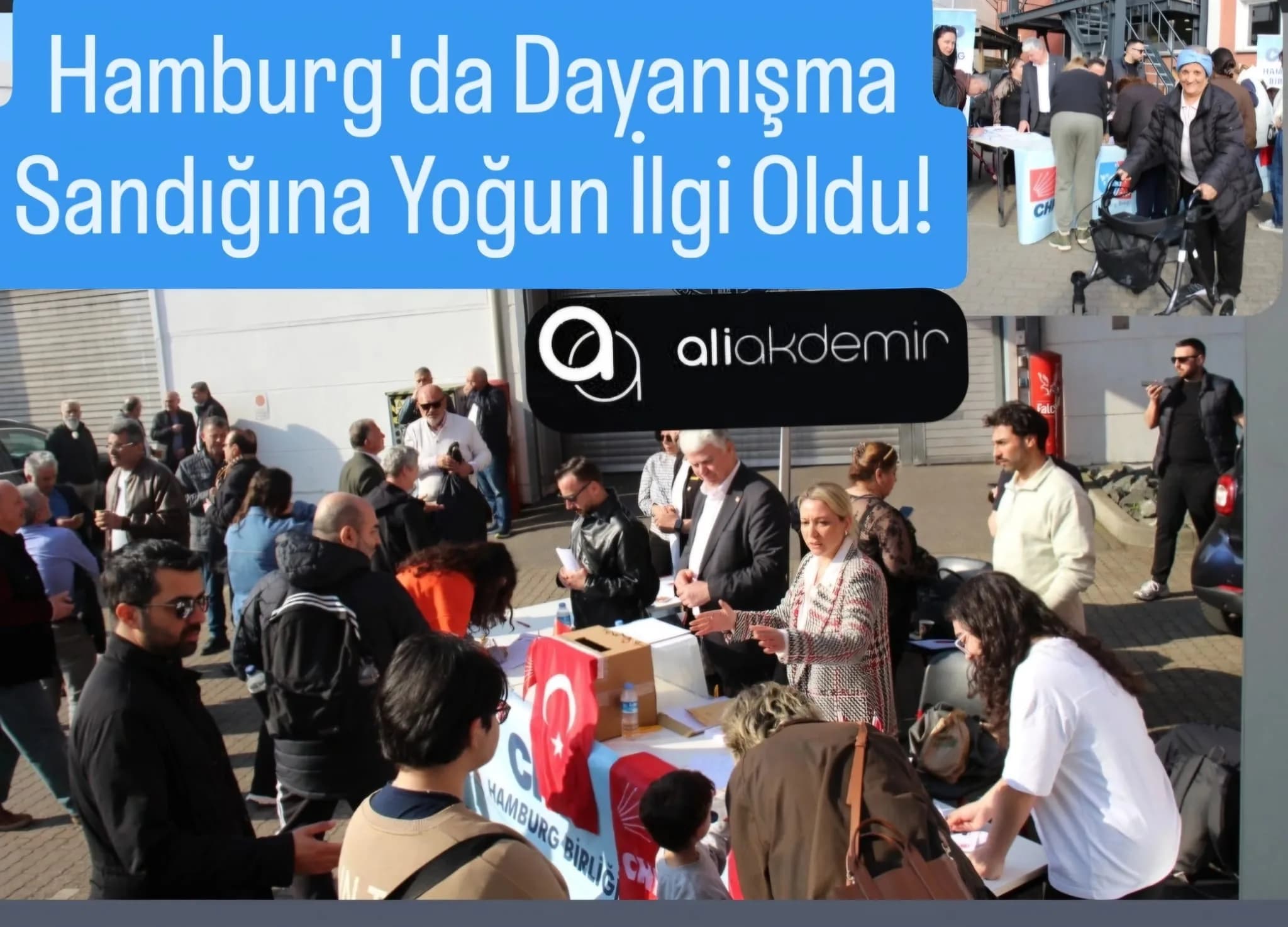 Hamburg’da Dayanışma Sandığına Yoğun İlgi! Ekrem İmamoğlu’na Büyük Destek