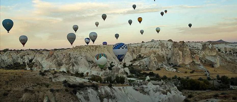 Bayram tatili nedeniyle Kapadokya’da yerli turist yoğunluğu