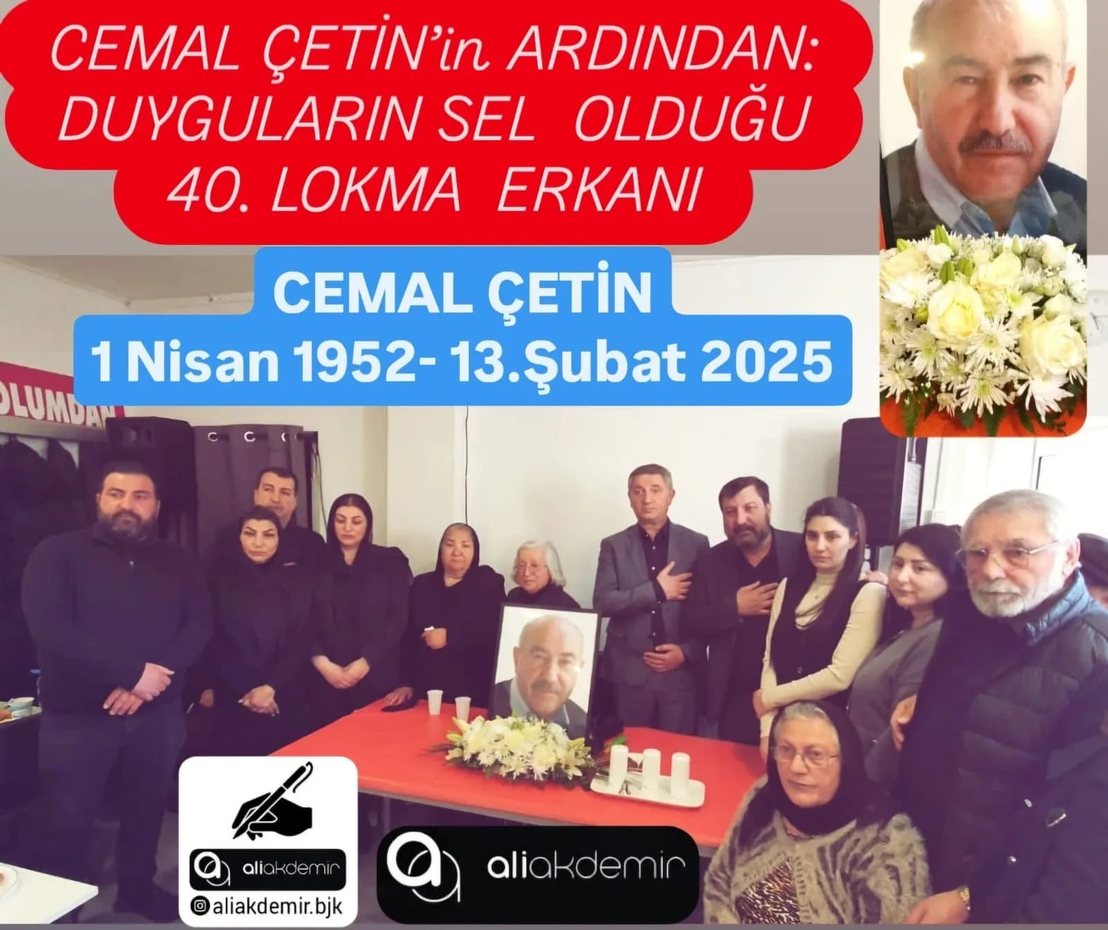 Cemal Çetin’in Ardından Anlamlı Tören