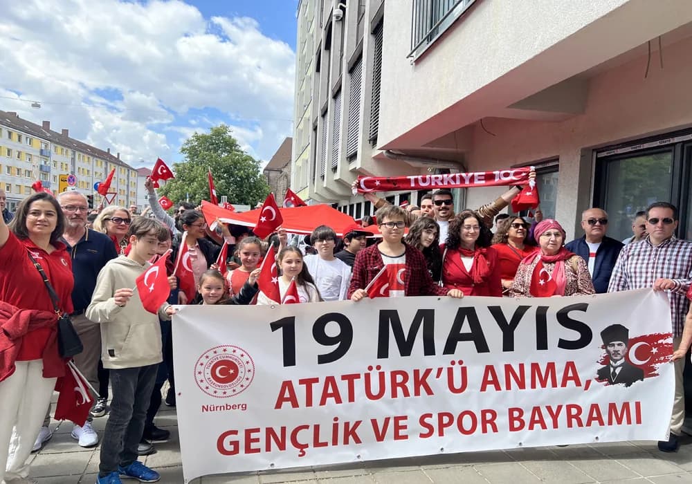 Nürnberg’de 19 Mayıs coşkulu kutlandı