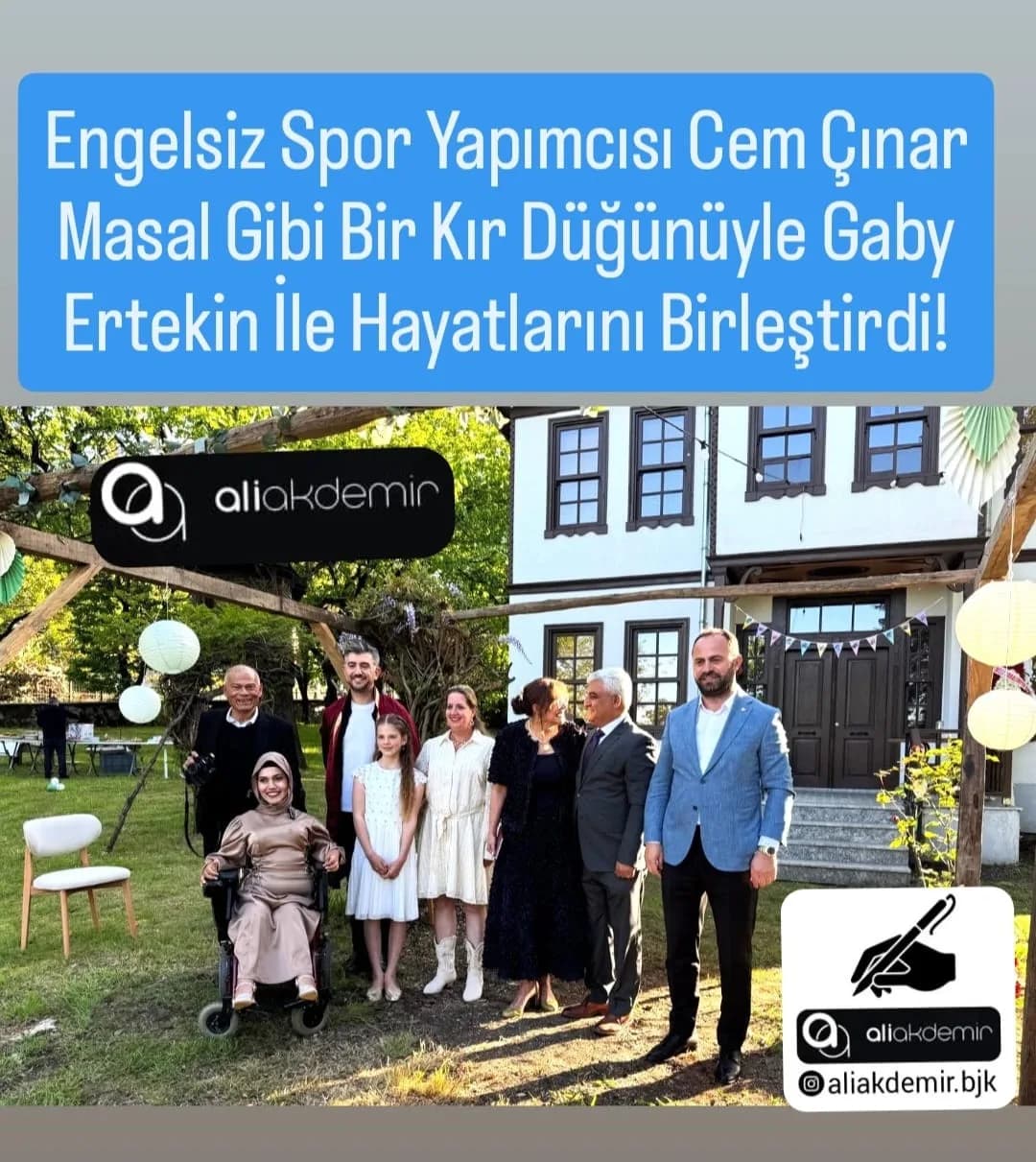 Masal Gibi Bir Birliktelik: Cem Çınar ve Gaby Ertekin Dünyaevine Girdi