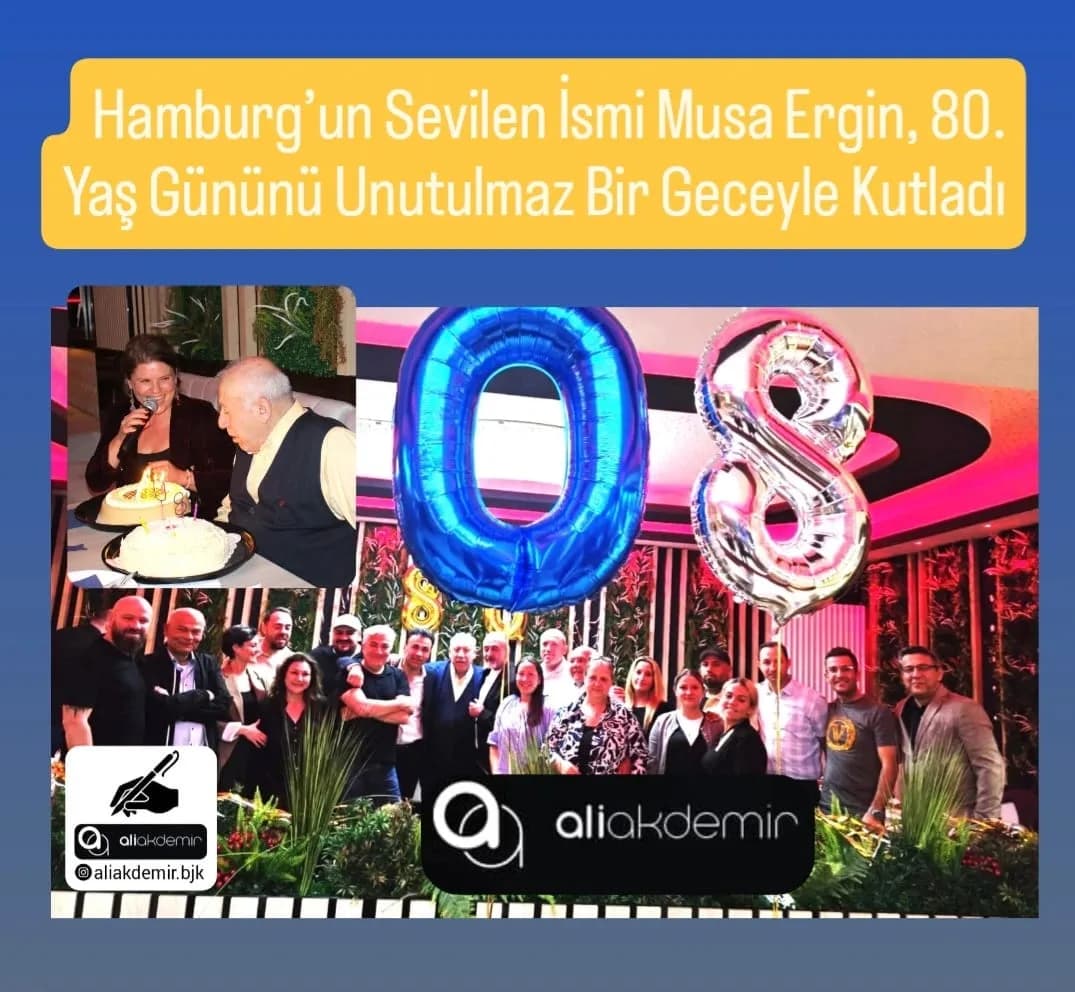 Musa Ergin, 80. Yaş Gününü Unutulmaz Bir Geceyle Kutladı