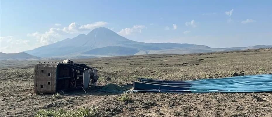 Aksaray’da iki ayrı sıcak hava balonu kazasında 1 pilot hayatını kaybetti, 31 kişi yaralandı