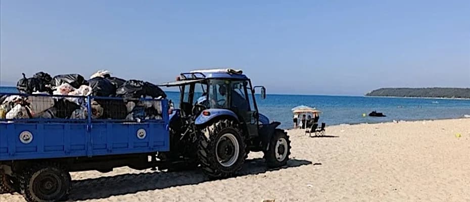 Kurban Bayramı tatilinde Saros Körfezi’nde 200 ton atık toplandı