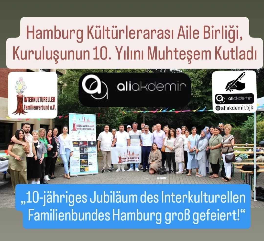Hamburg Kültürlerarası Aile Birliği 10. Yılını Açık Havada Coşkulu Bir Şenlikle Kutladı