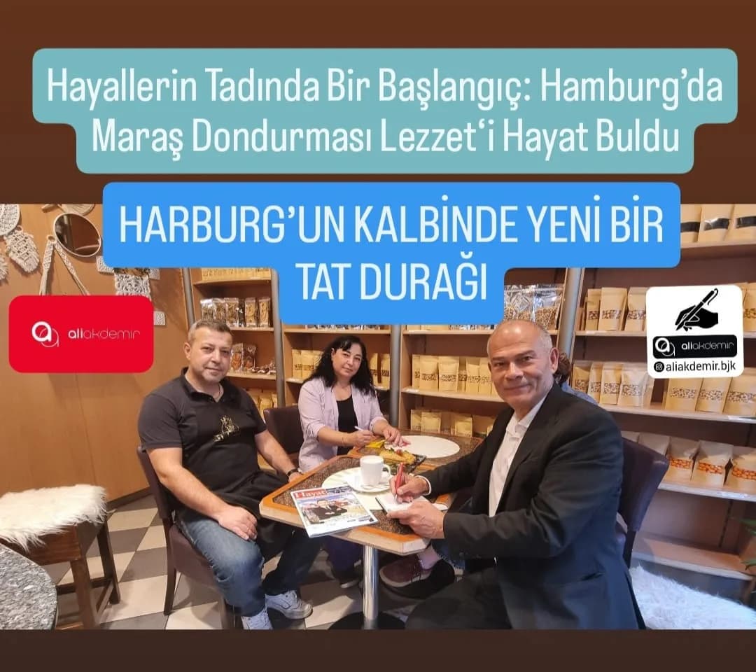 Hamburg Harburg’da Doğal ve Katkısız Lezzet: Maraş Eis Açıldı