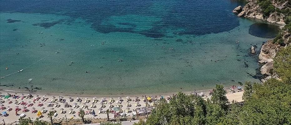 Erdek’in kırsal mahallesi turkuaz renkli deniziyle turist çekiyor