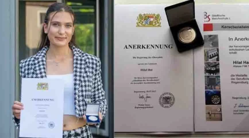 Hilal Hal “Kerscheinsteiner madalyası” ile ödüllendirildi