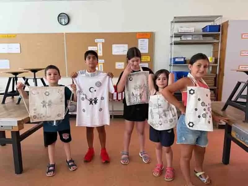 Aschaffenburg’da Öğrenciler Kastamonu Taş Baskı Sanatını Öğrendi