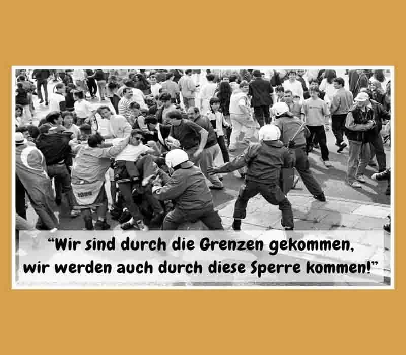Göçmenlerin 1990’lardaki ırkçılığa karşı mücadelesi Kassel’de sergileniyor