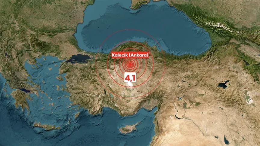 Ankara’da 4,1 büyüklüğünde deprem