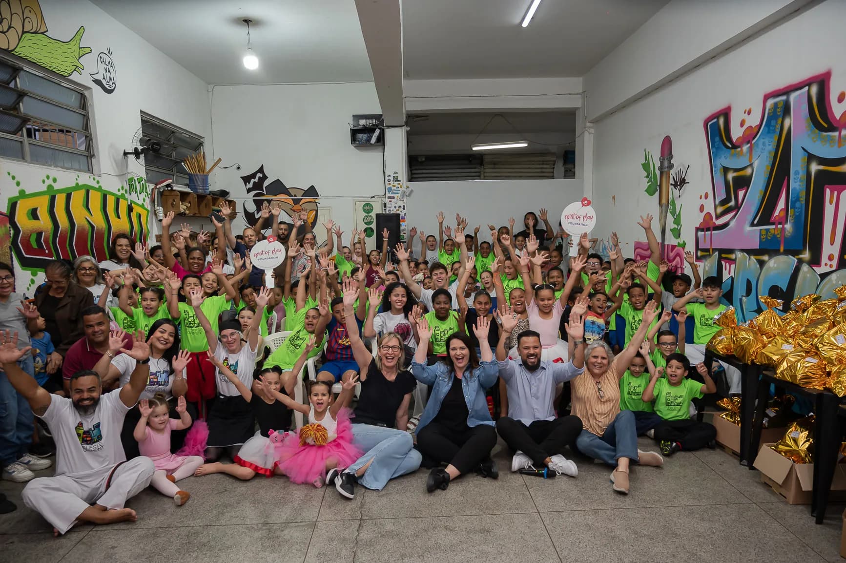 Spirit of Play Vakfı Brezilya’da Çocuklara Umut Olmaya Devam Ediyor