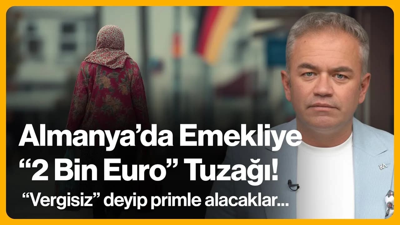 Almanya'da emekliye "2 Bin Euro" tuzağı! Gerçekten vergisiz mi?