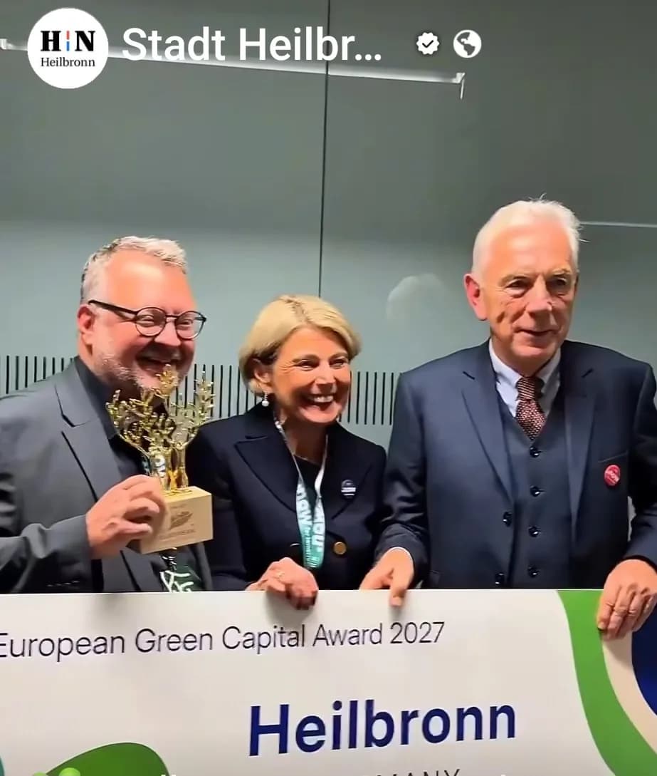 Heilbronn “Avrupa Yeşil Başkenti 2027” Finalinde