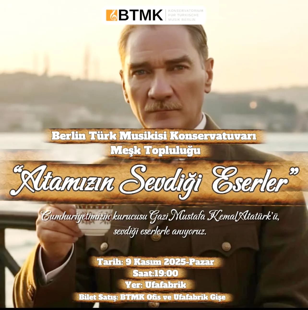 Berlin`de “Atatürk’ün Sevdiği Şarkılar” seslendirilecek