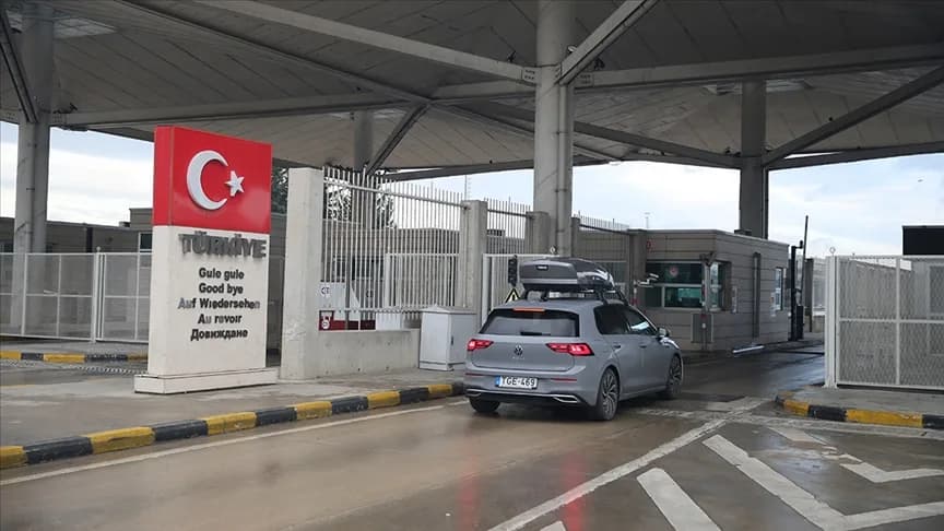 Trakya gümrük kapılarından 15 milyondan fazla yolcu giriş ve çıkış yaptı