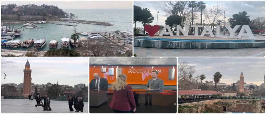 Antalya yarıyıl tatilinde yerli turistle canlandı