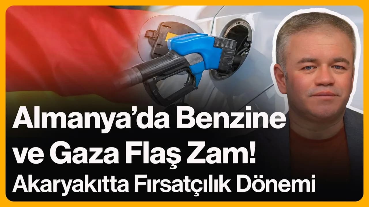 Almanya’da Benzine ve Gaza Flaş Zam!