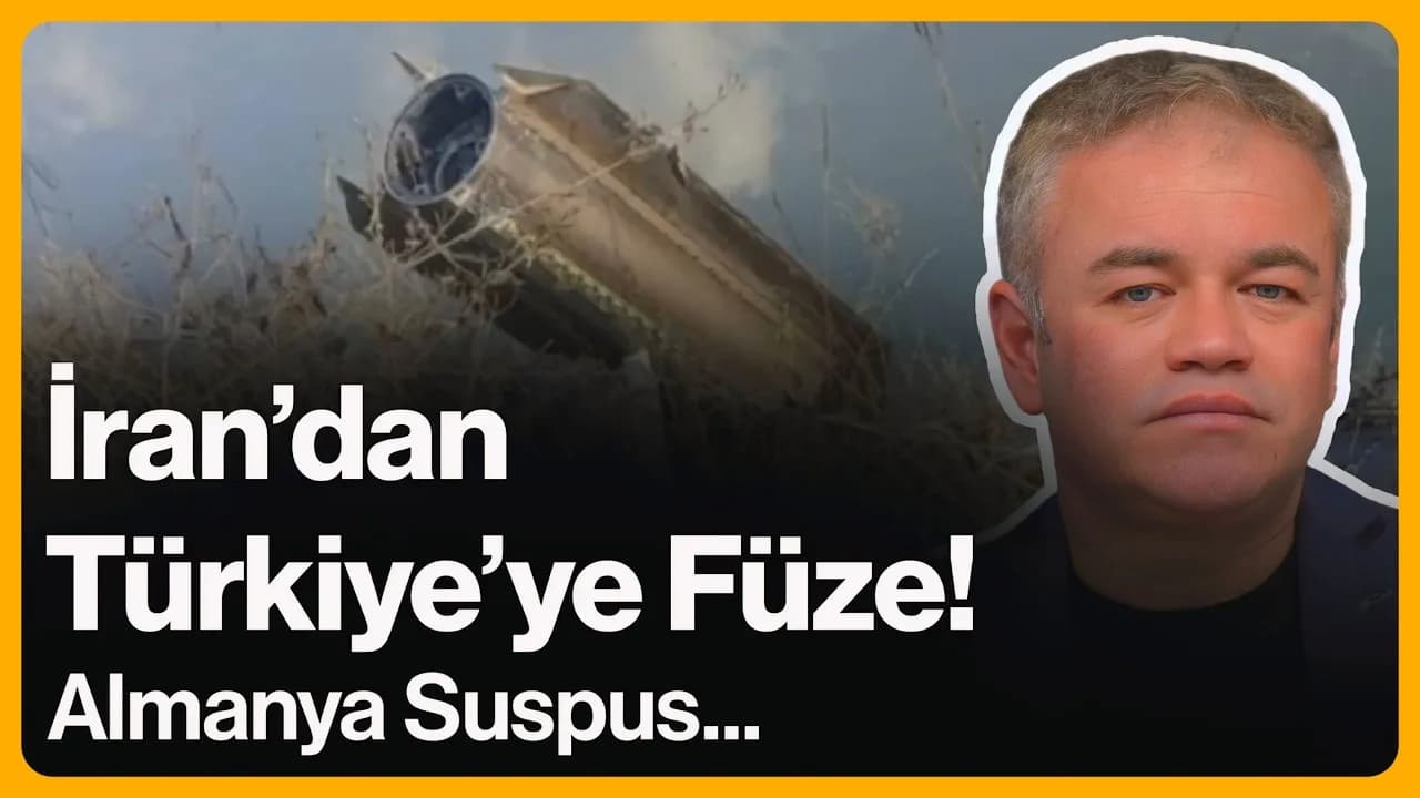 İran’dan Türkiye’ye Füze! Almanya Suspus…