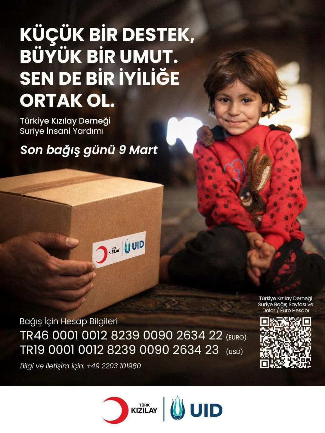 UID’den Suriye’deki Çocuklar İçin Bayram Bağış Kampanyası