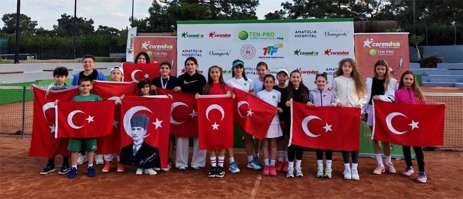 Corendon Tennis Club Kemer genç tenis yeteneklerini ağırlıyor
