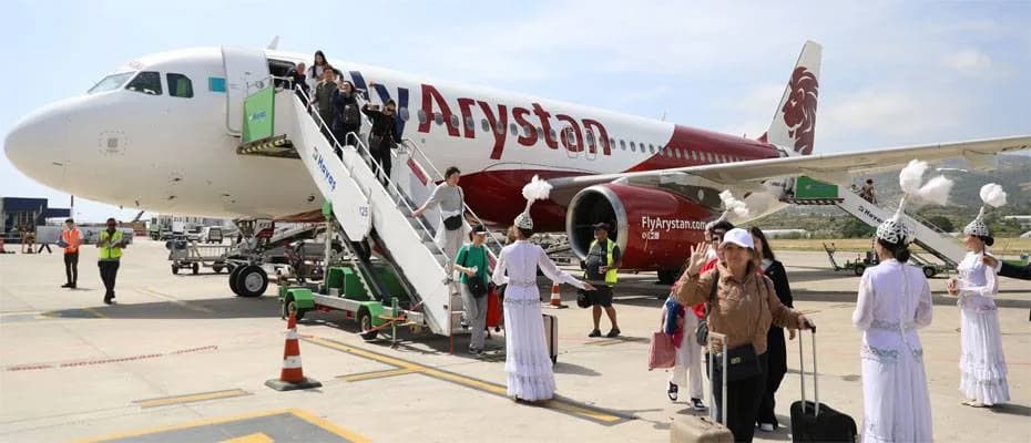 Alanya’ya Kazakistan’dan direkt uçuşlar başladı