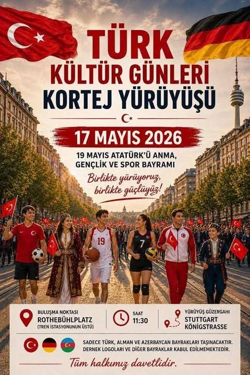 Stuttgart’ta Türk Kültür Günü Coşkusu
