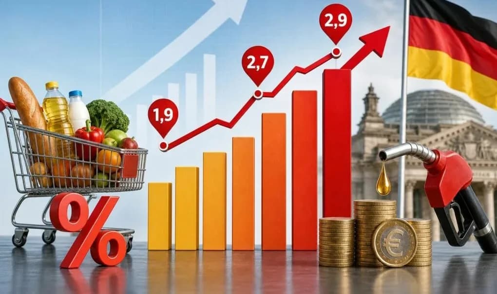 Almanya’da Enflasyon Nisan’da Yüzde 2,9’a Yükseldi