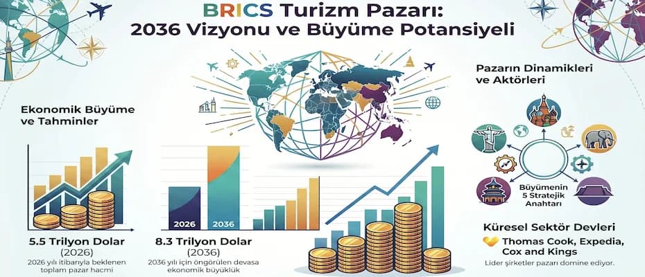 BRICS turizmi 8,3 trilyon Dolara koşuyor