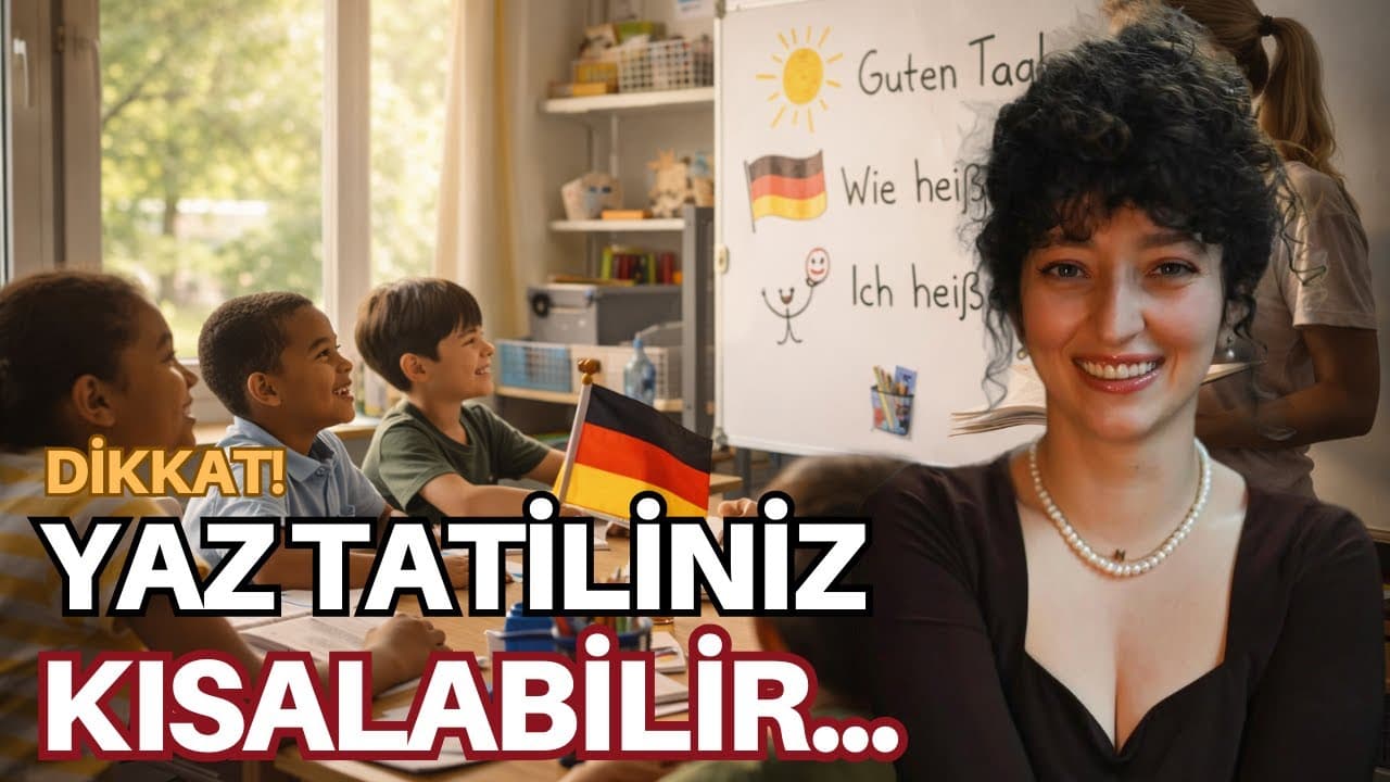 Almancası kötü olana daha az tatil -  24 Ocak 2026 Sinem Nazlı Demir
