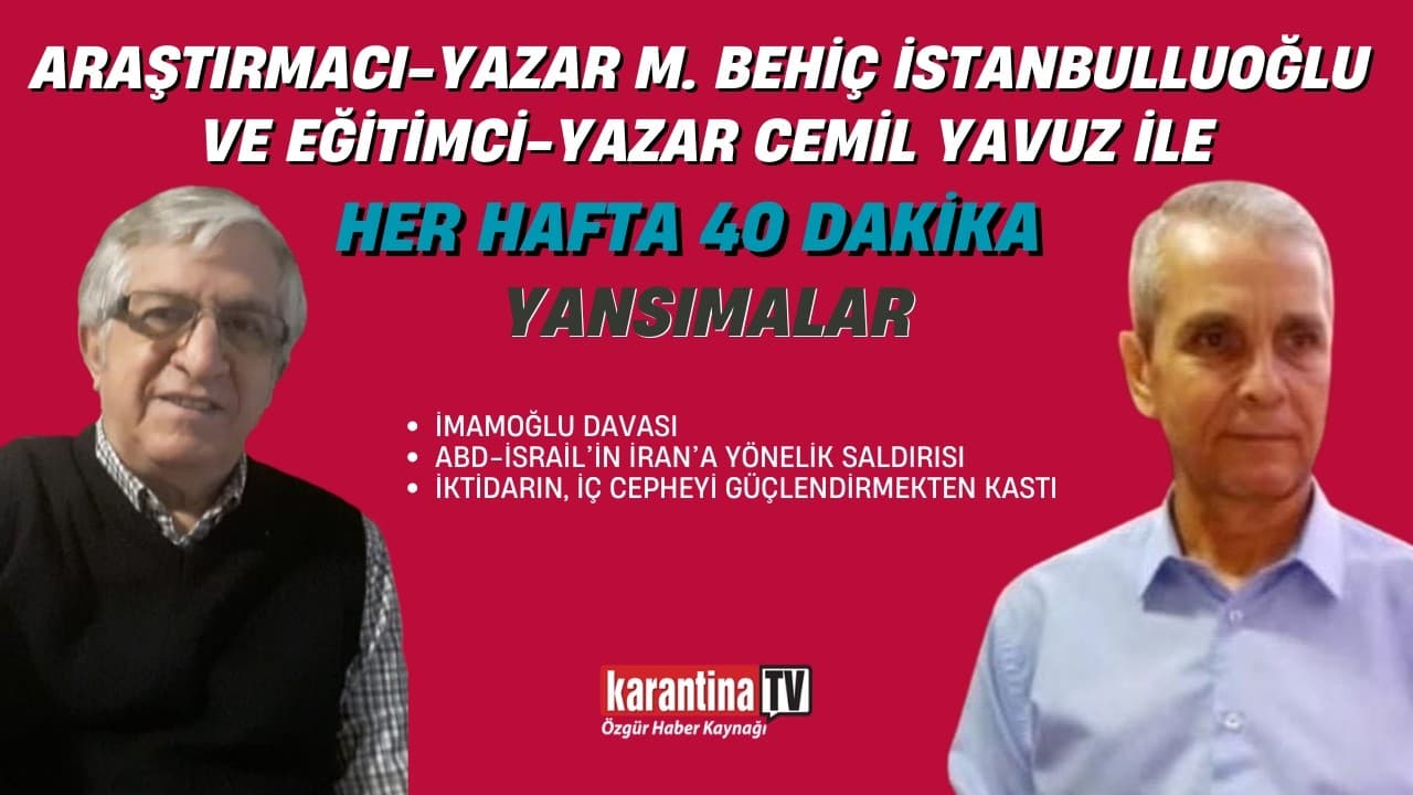 İmamoğlu davası, ABD-İsrail'in İran savaşı, iktidarın iç cepheyi güçlendirmekten kastı