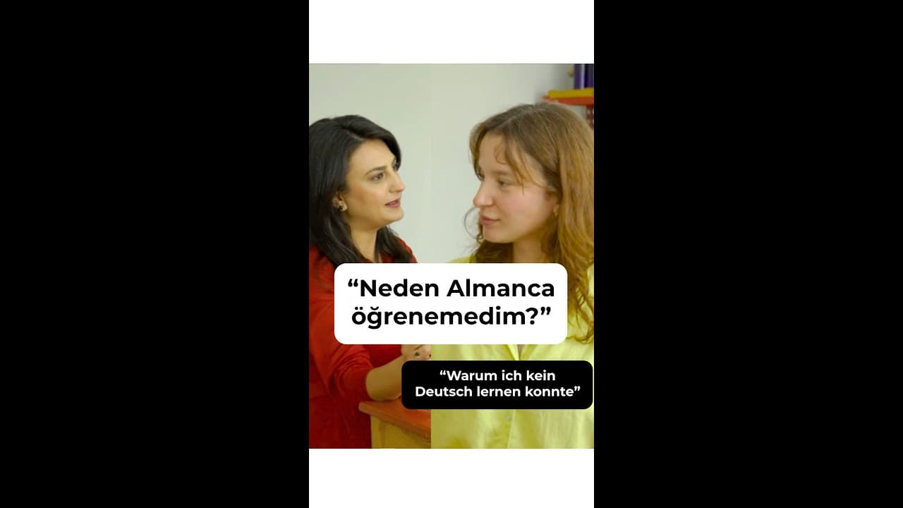 “Neden Almanca öğrenemedim?”