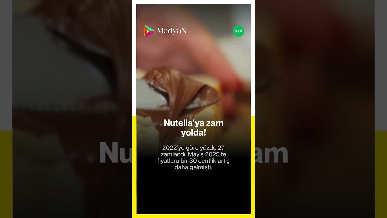 Nutella fiyatlarına yeni zam kapıda 🍫 #almanya #türkçe #haber