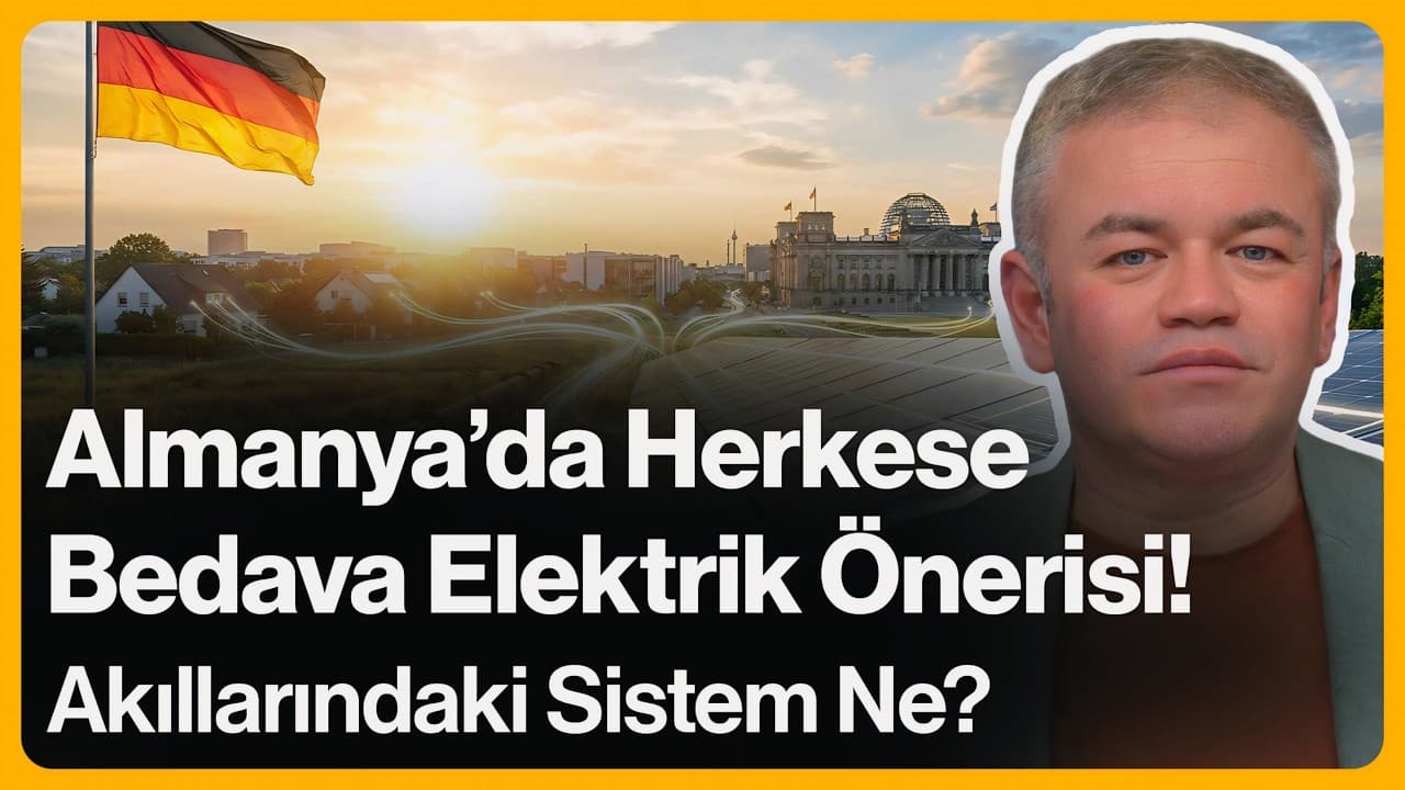 Almanya'da Herkese Bedava Elektrik Önerisi! Sistem Nasıl Kurulacak? | 16 Şubat 2026